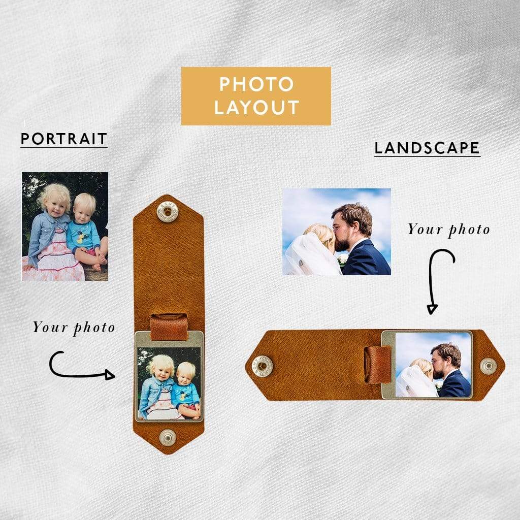 Personalised Baby Scan Photo Keyring With Leather Case Create Gift Love