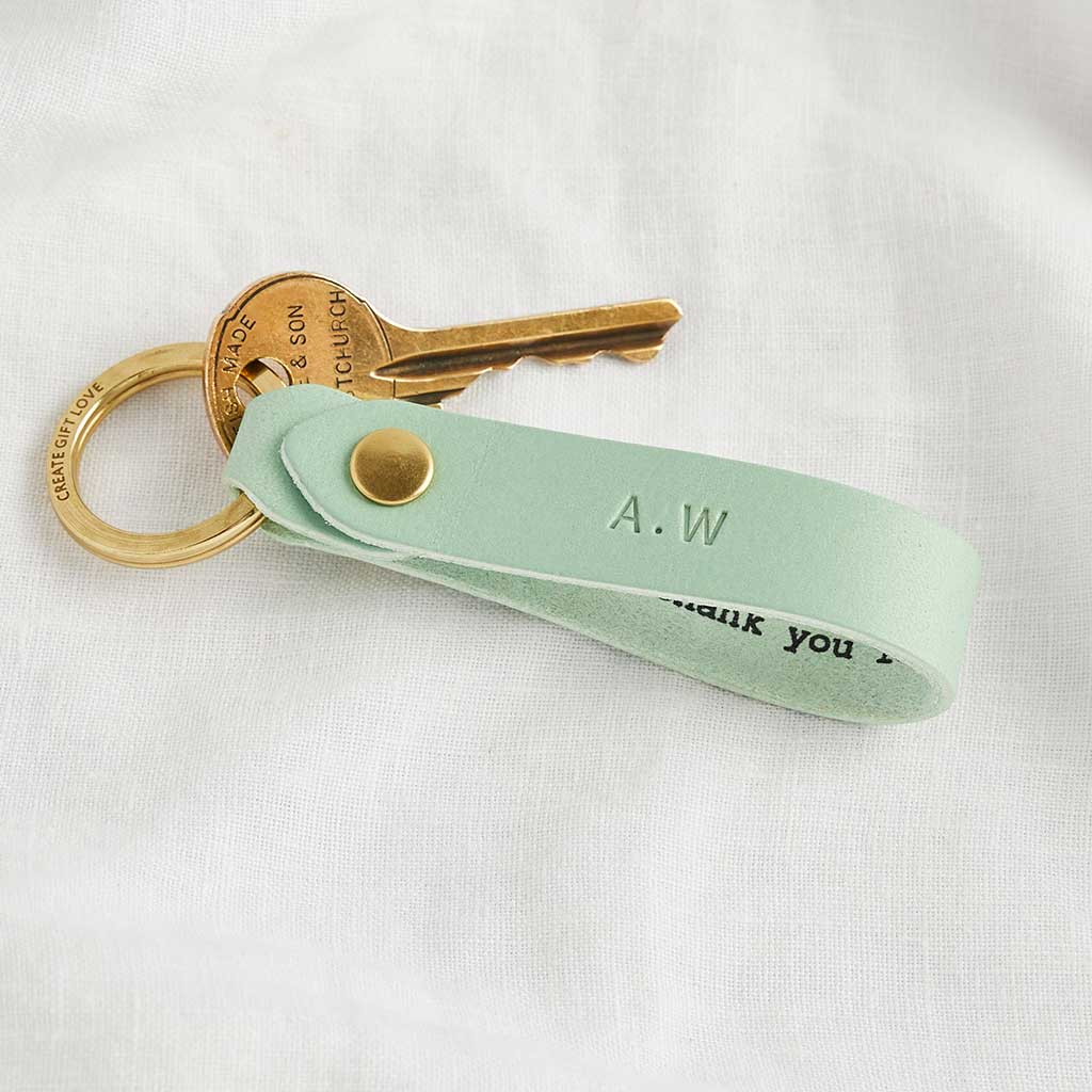 Personalised Leather Bridesmaid Proposal Keyring Create Gift Love