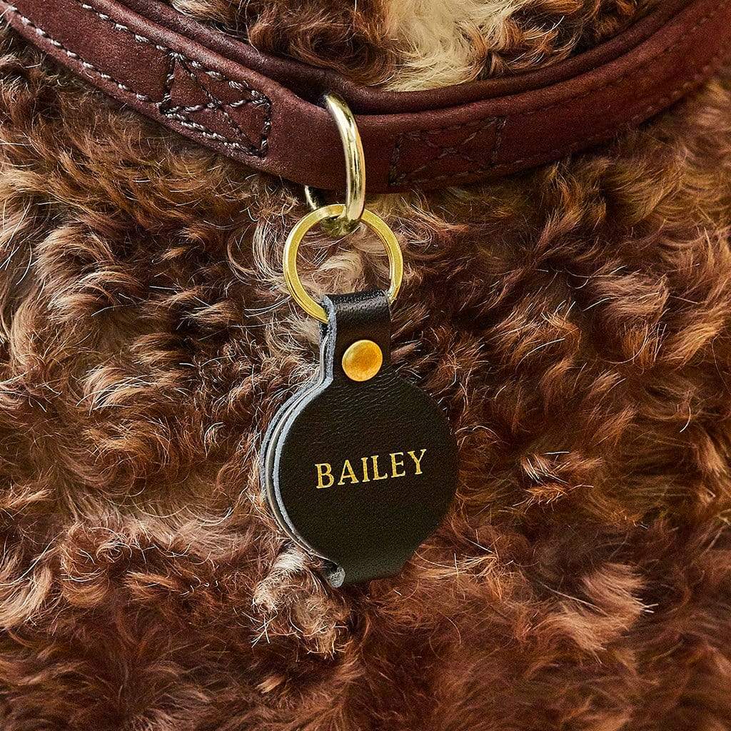 Personalised Leather Dog Name Tag With Photo Create Gift Love