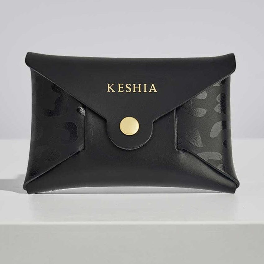 "Emily" Card + Coin Purse in Black sbri