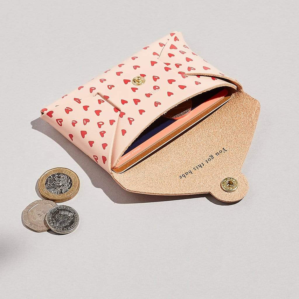 "Evelyn" Card + Coin Purse in Pink Sbri