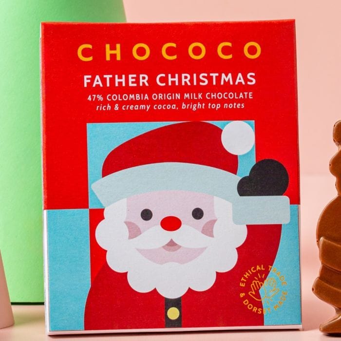 Father Christmas Milk Chocolate Bar CGL