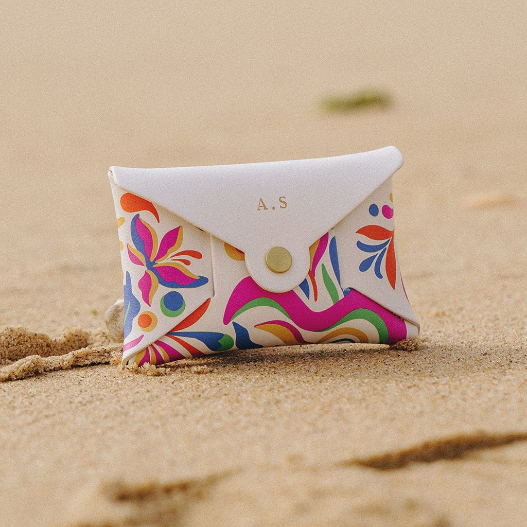 Carnival Print Card Coin Purse by Sbri