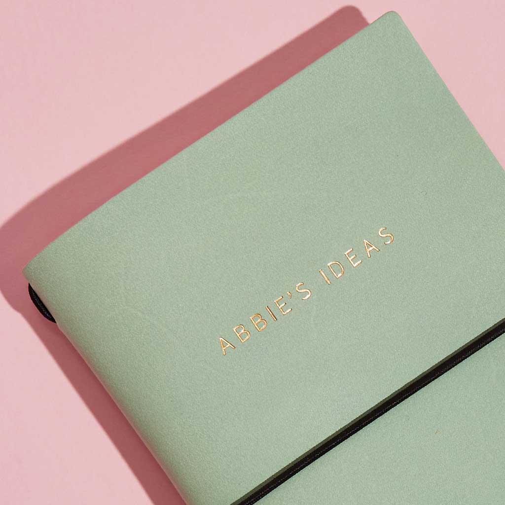 Personalised A6 Refillable Journal Sbri Studio