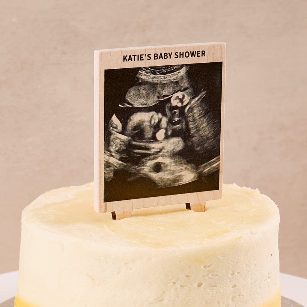 Personalised Baby Shower Cake Topper with Photo CGL