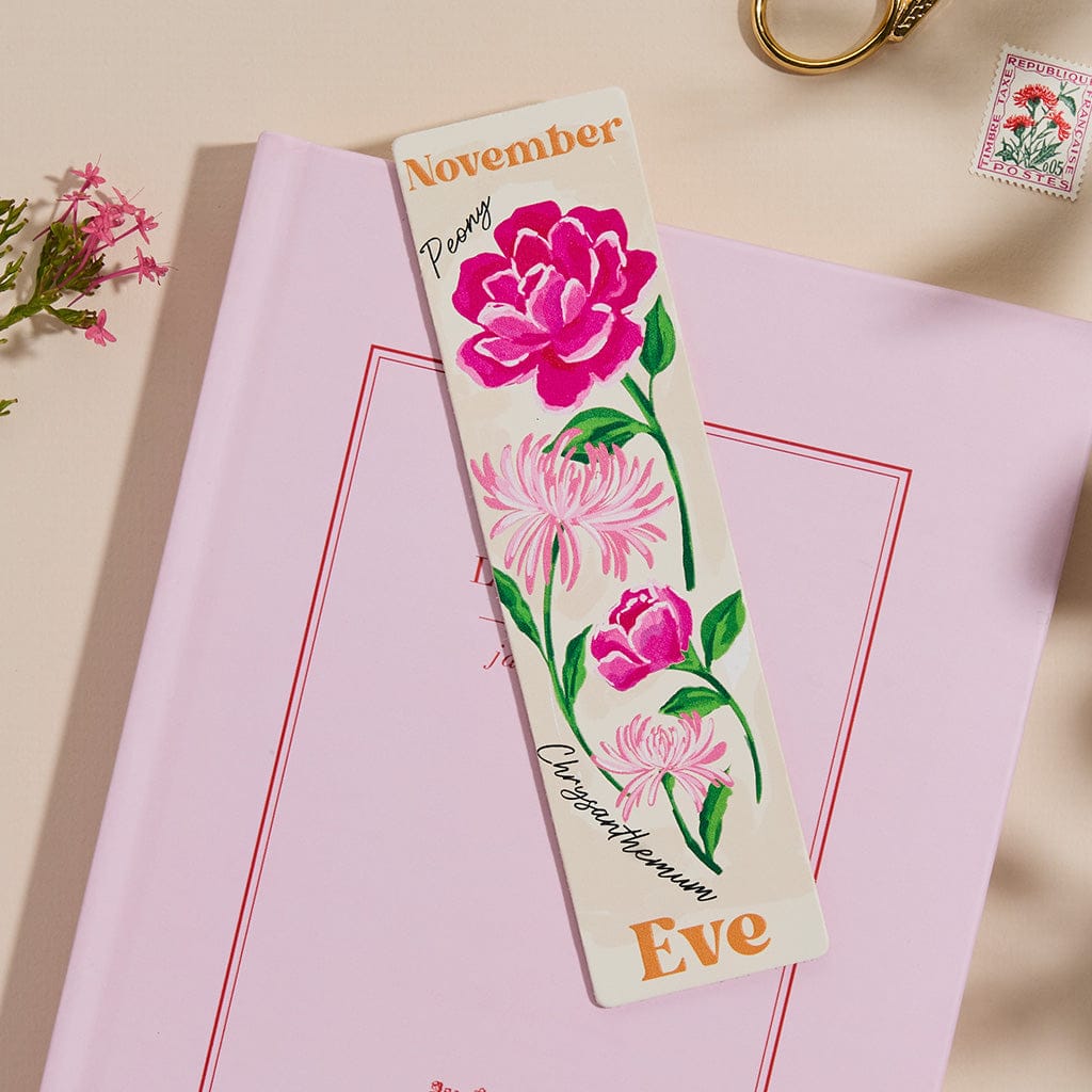 Personalised Birth Flower Bookmark CGL