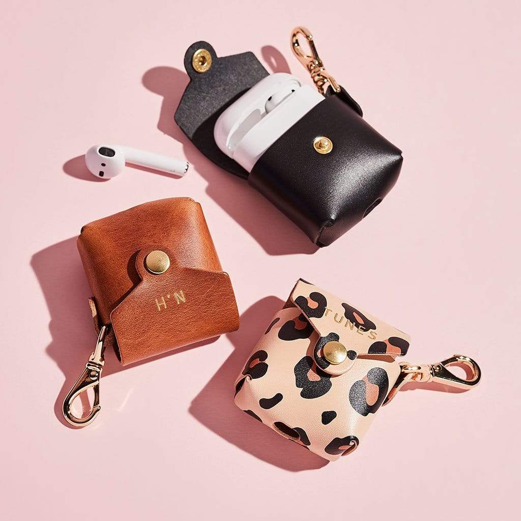 Personalised Leather Airpod Case SBRI