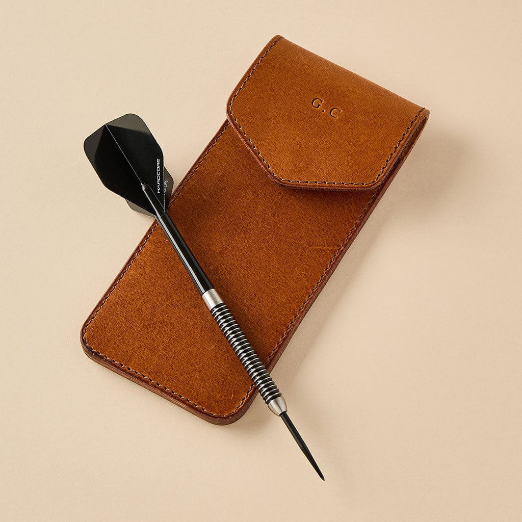 Personalised Leather Darts Case MGB