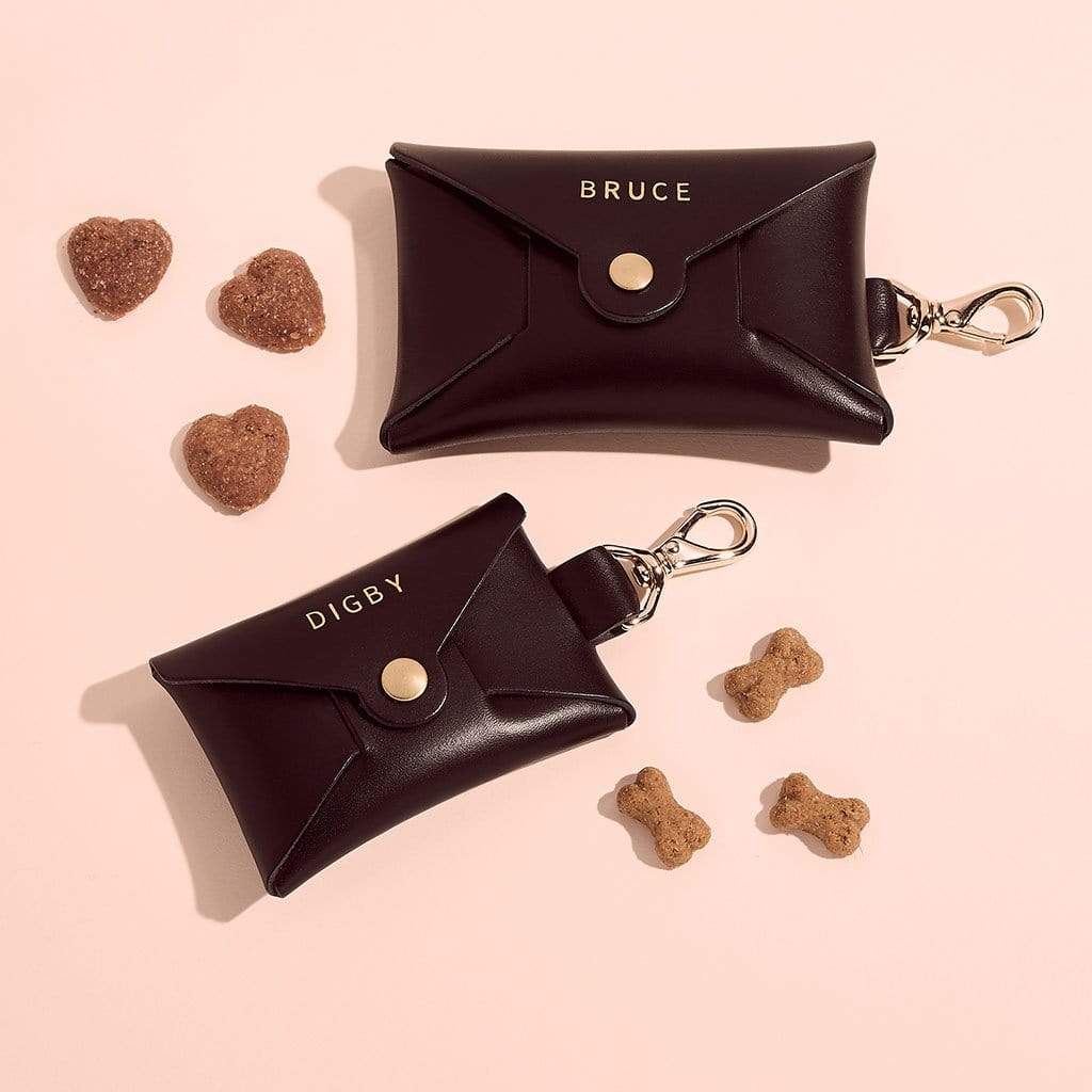 Personalised Leather Dog Treat Pouch SBRI