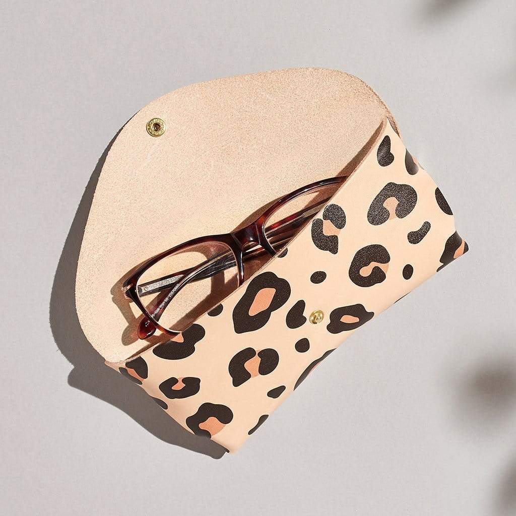 Personalised Leather Glasses Case Sbri Studio