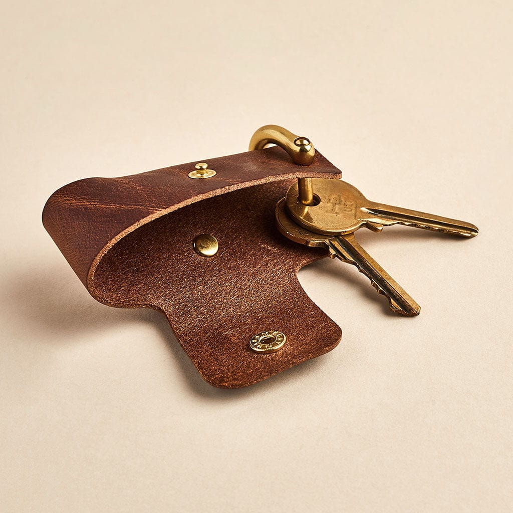 Personalised Leather Key Case MGB