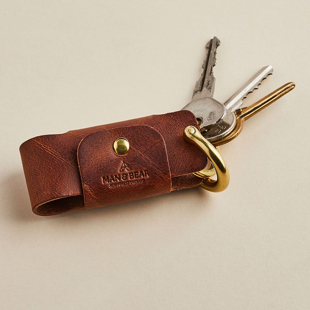 Personalised Leather Key Case MGB