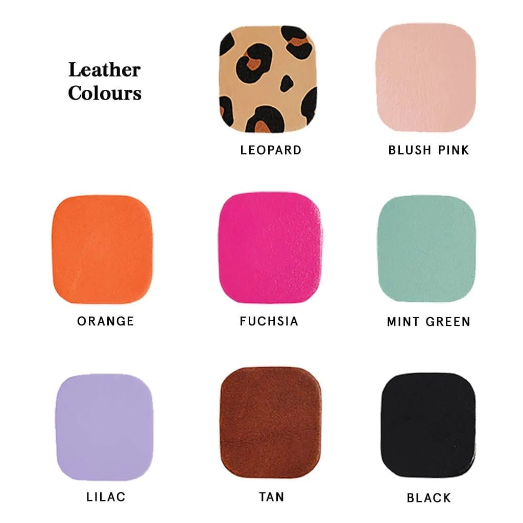 Personalised Leather Luggage Tag SBRI