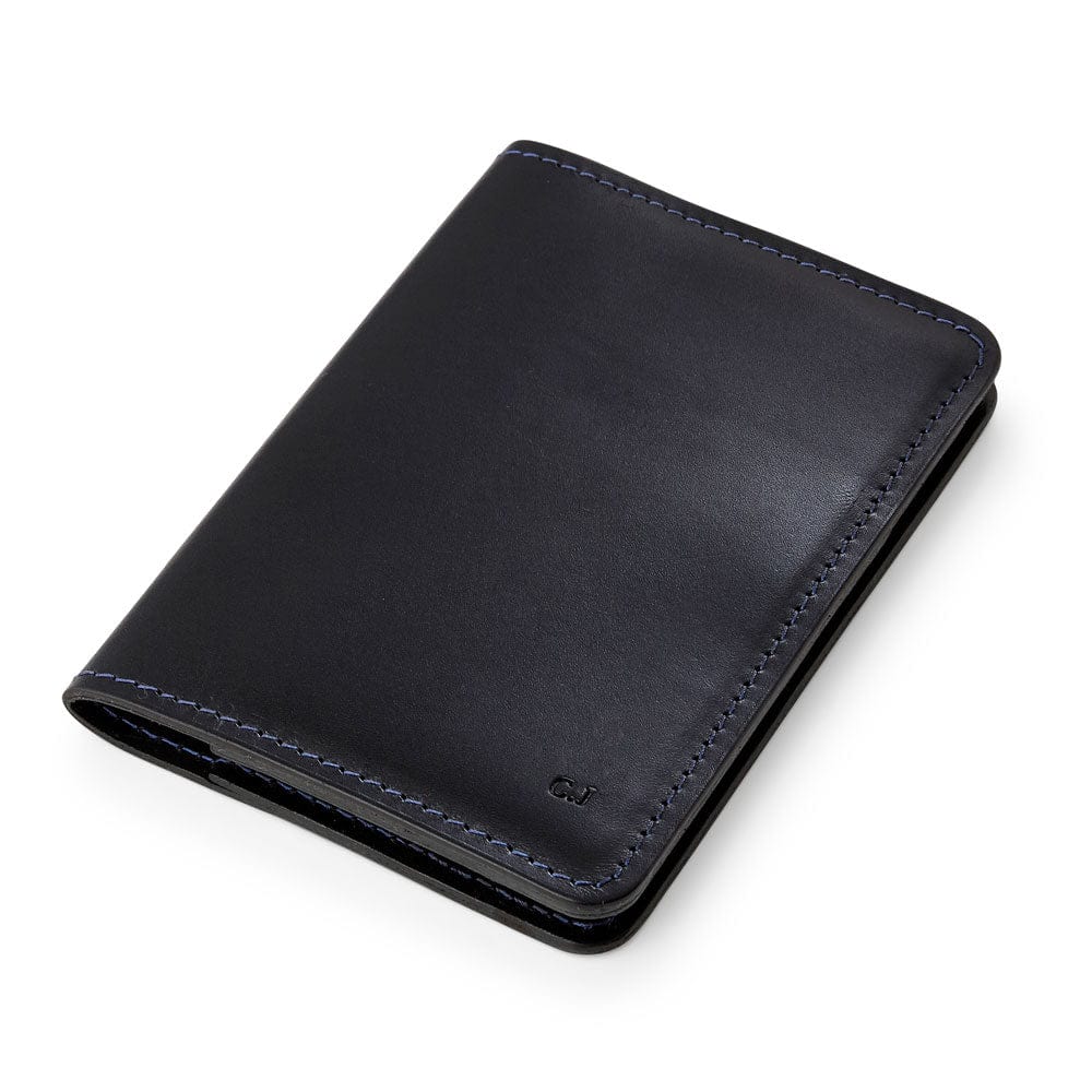 Personalised Leather Passport Holder MGB
