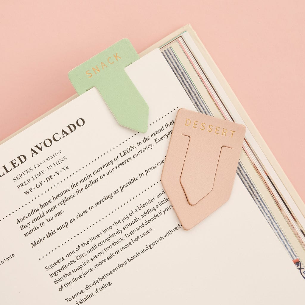 Personalised Leather Recipe Bookmark SBRI