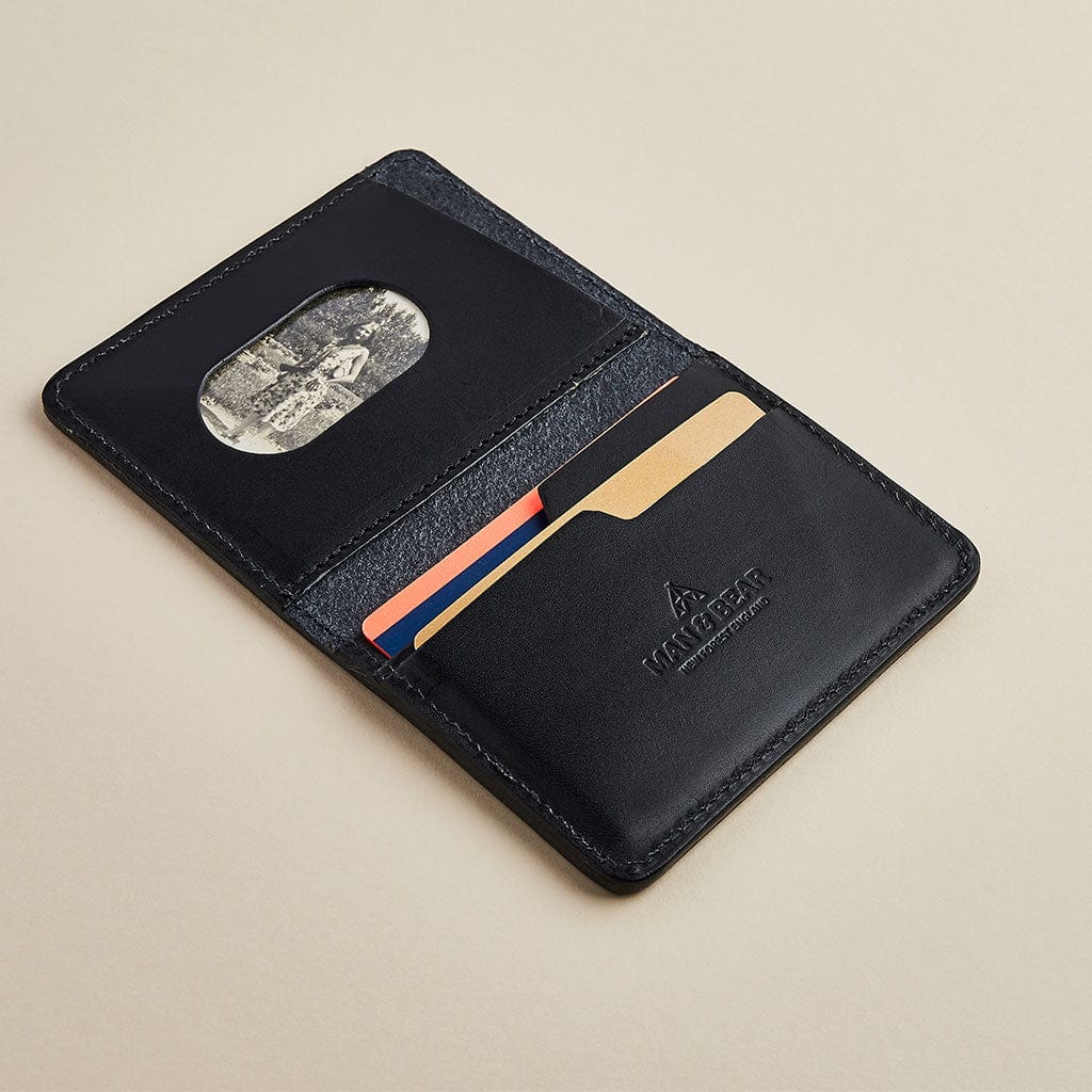 Personalised Leather Wallet With RFID Protection Man & Bear