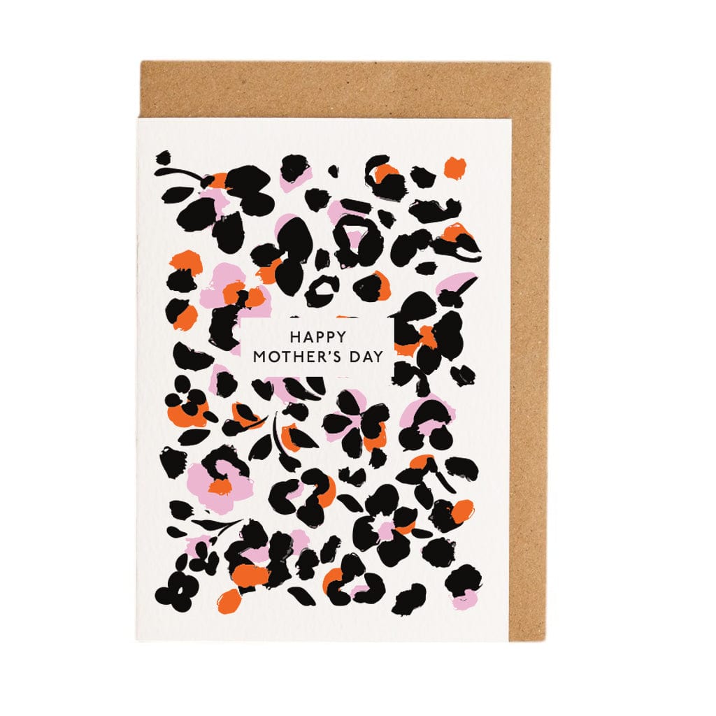 Personalised Mother's Day Card - Leopard Blooms CGL