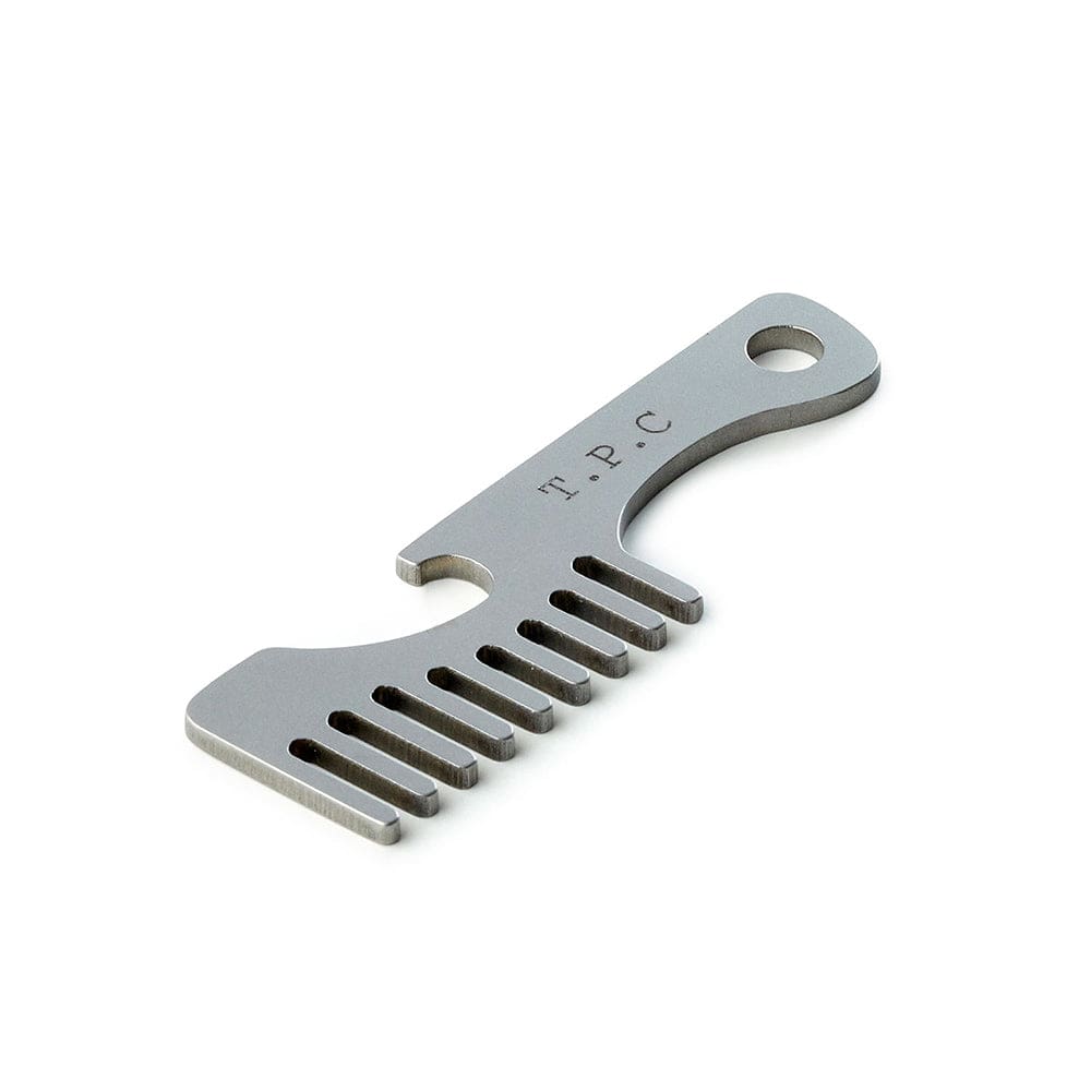 Personalised Moustache Comb Bottle Opener Keyring MGB