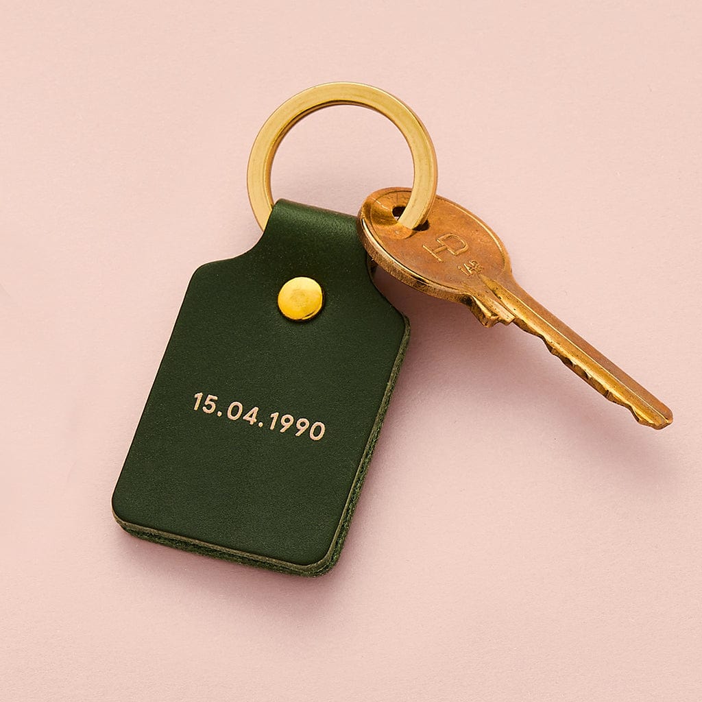Personalised Zodiac Leather Keyring Create Gift Love