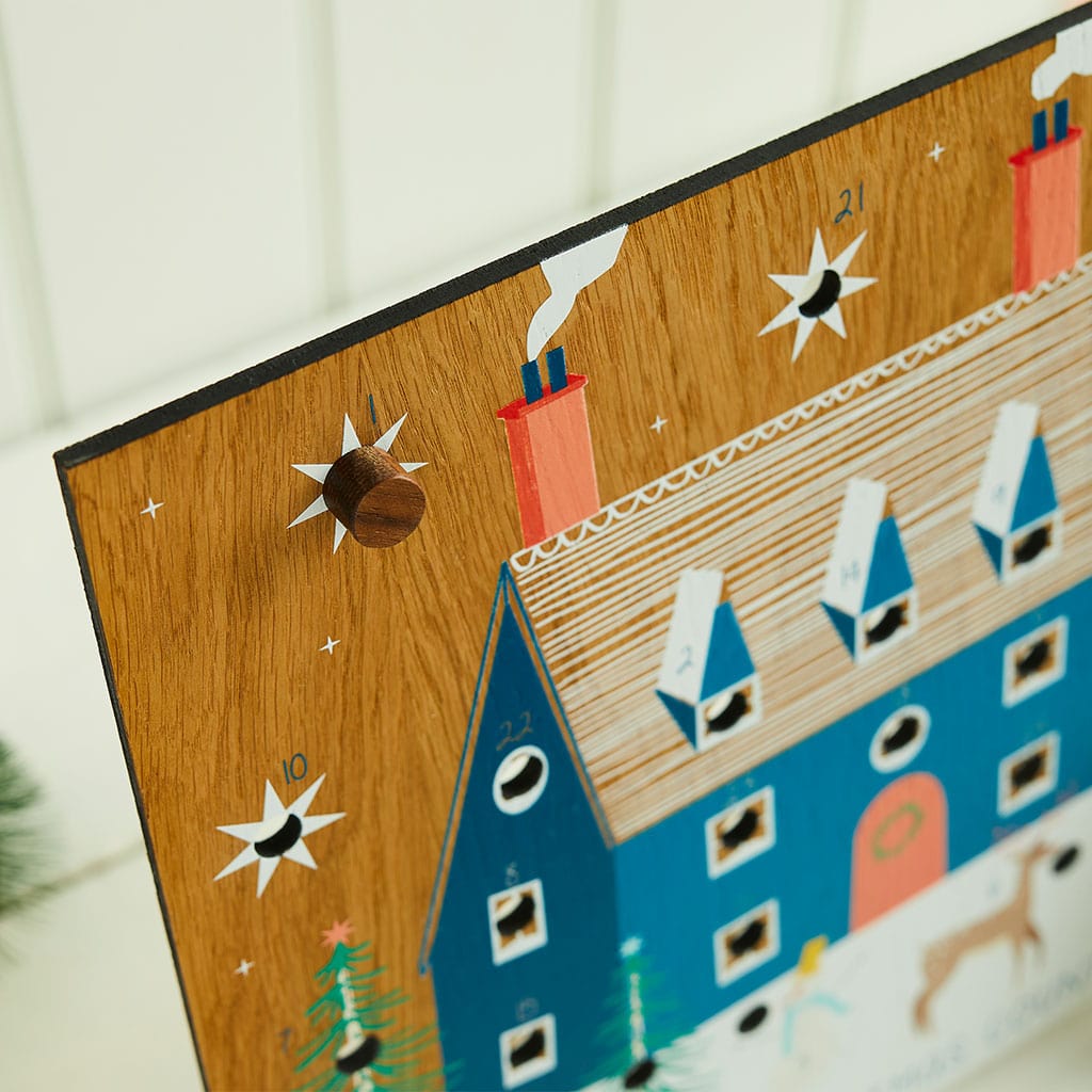 Personalised Christmas House Reusable Advent Calendar Create Gift Love