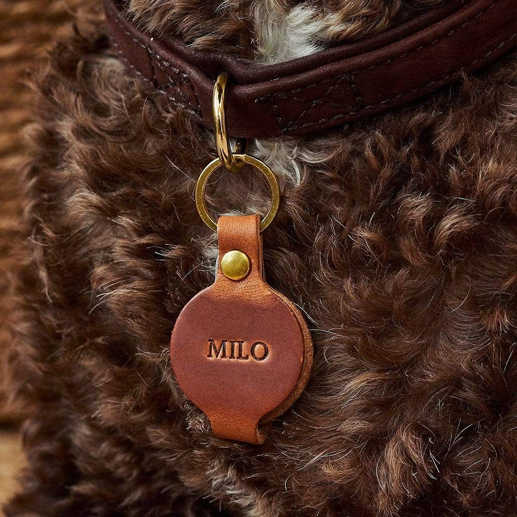 Personalised Leather Dog Name Tag With Photo Create Gift Love