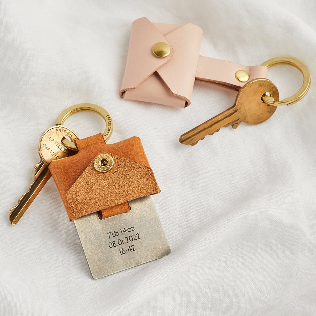 Personalised Pop Up Leather Photo Keyring Create Gift Love