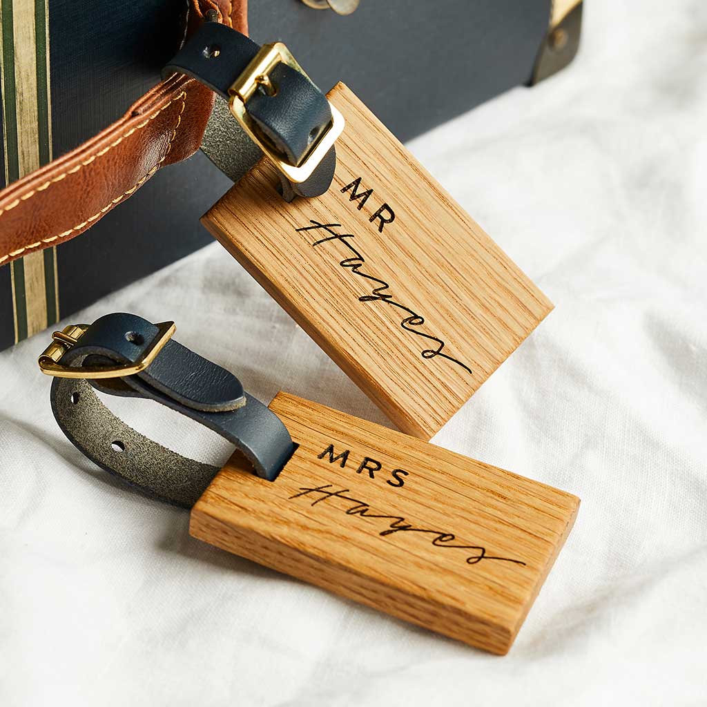 Personalised photo sale luggage tags